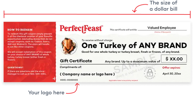 Turkey Gift Certificates