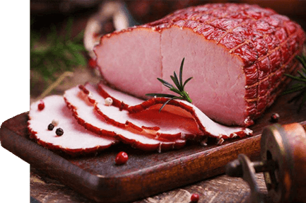 image of sliced ham